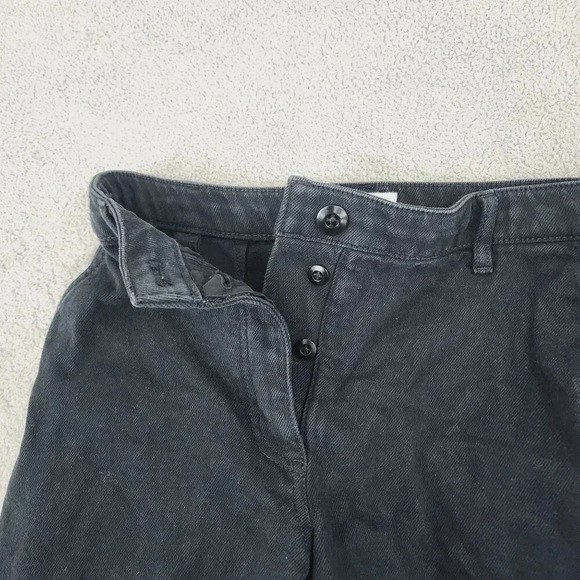 Wilfred Free Womens Cargo Denim Size 8 Black Cotton Blend Button Fly  16PT - Picture 6 of 9